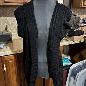 BloomChic Black Women's Cardigan Sweater